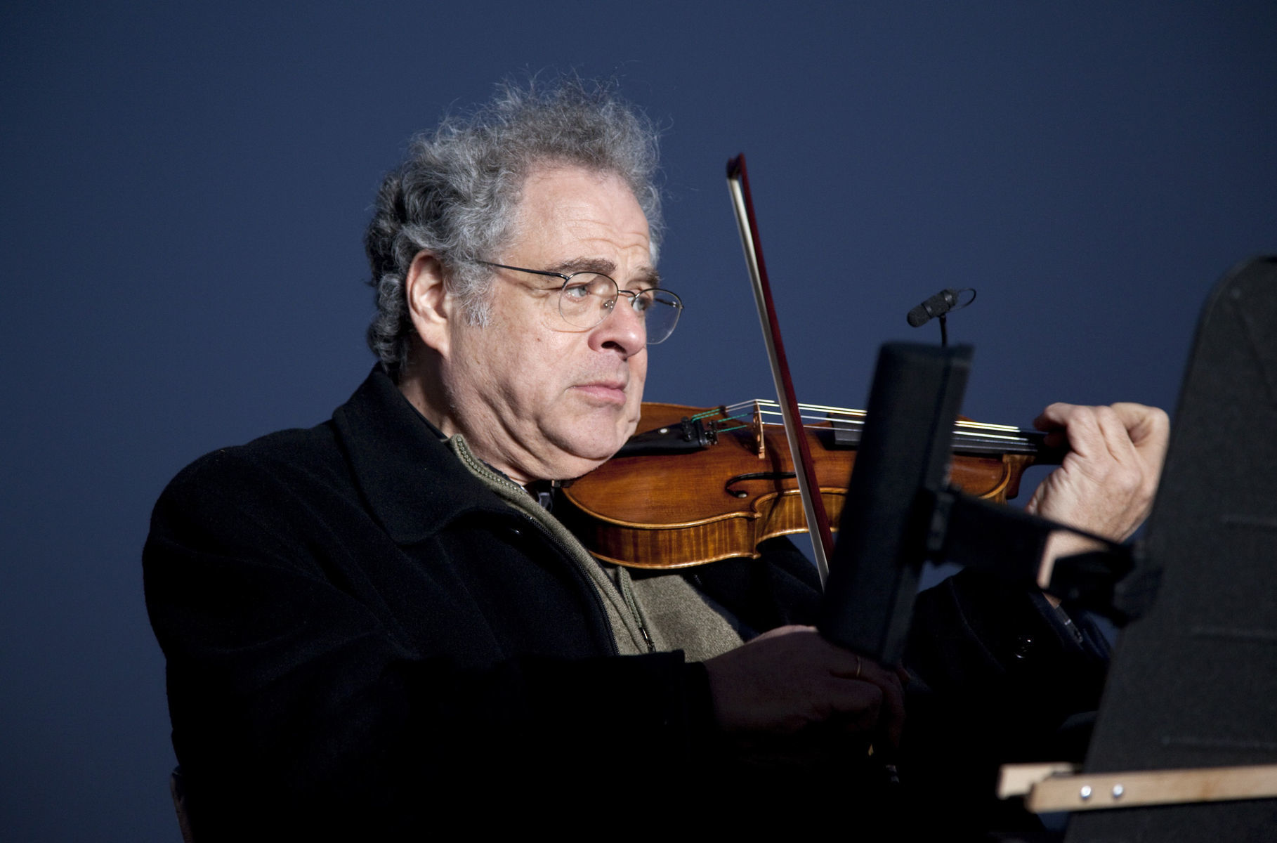 S huslistom Itzhakom Perlmanom, ktorý je známy...
