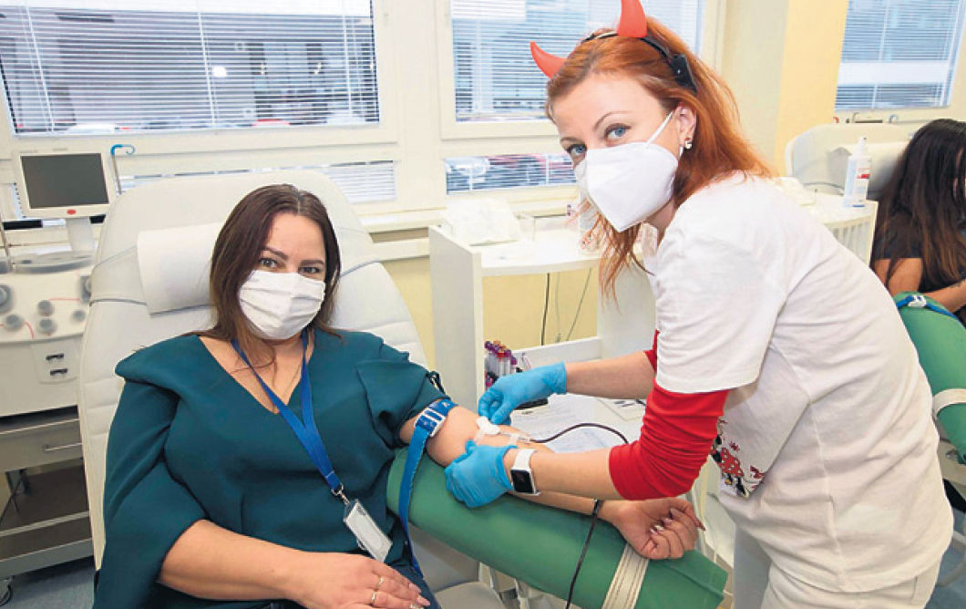 darovanie krvi, Adventná kvapka krvi