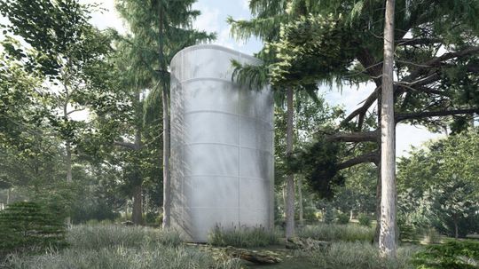 Súčasťou projektu sú aj tubus (na obrázku),...