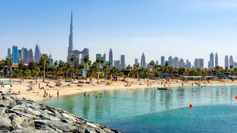 Dubaj ponuka množstvo verejných pláží, všetky...