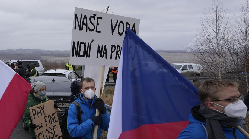 Poľsko ČR Baňa Uhoľná Turów Protesty