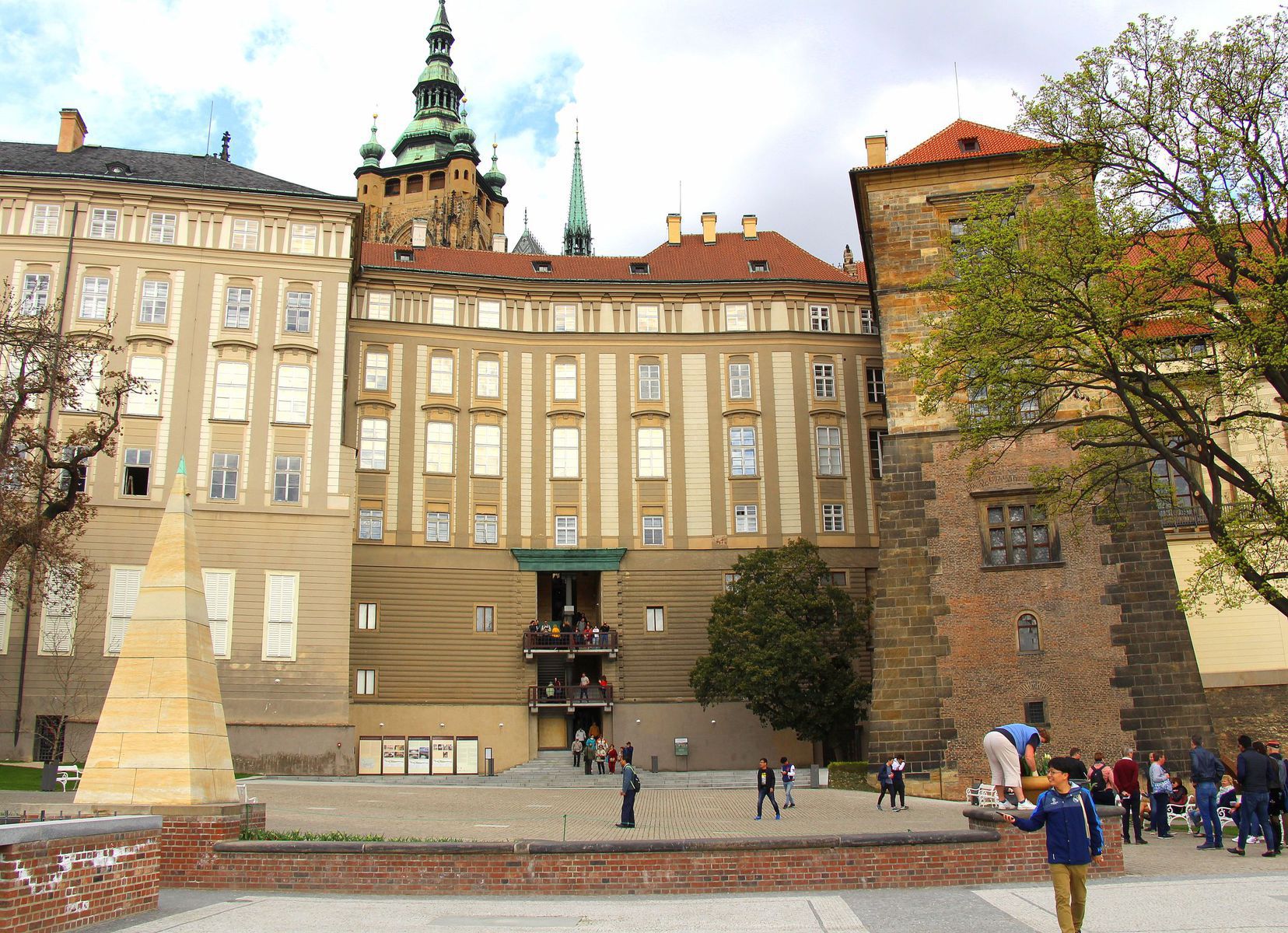 Býčie schodisko z III. nádvoria Pražského hradu.