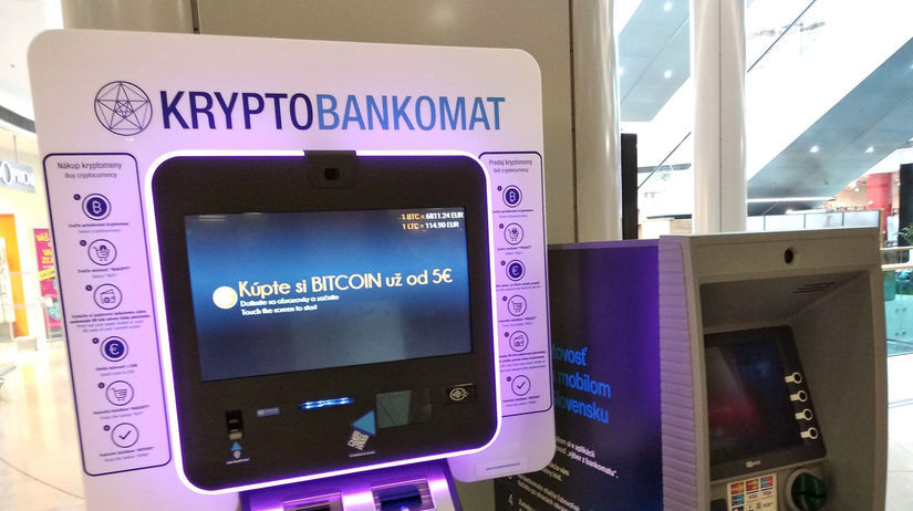 kryptomena, krypto bankomat, bitcoin