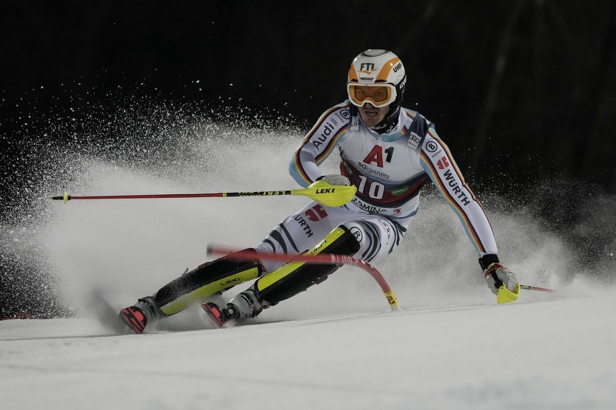 Linus Strasser v Schladmingu.