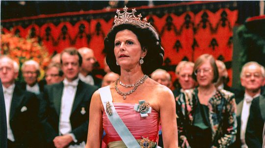 Švédska kráľovná Silvia počas vyhlásenia...