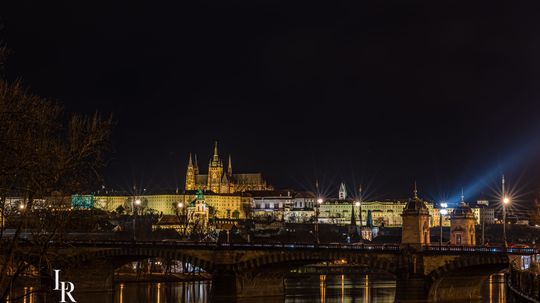 Pražský hrad od Vltavy.