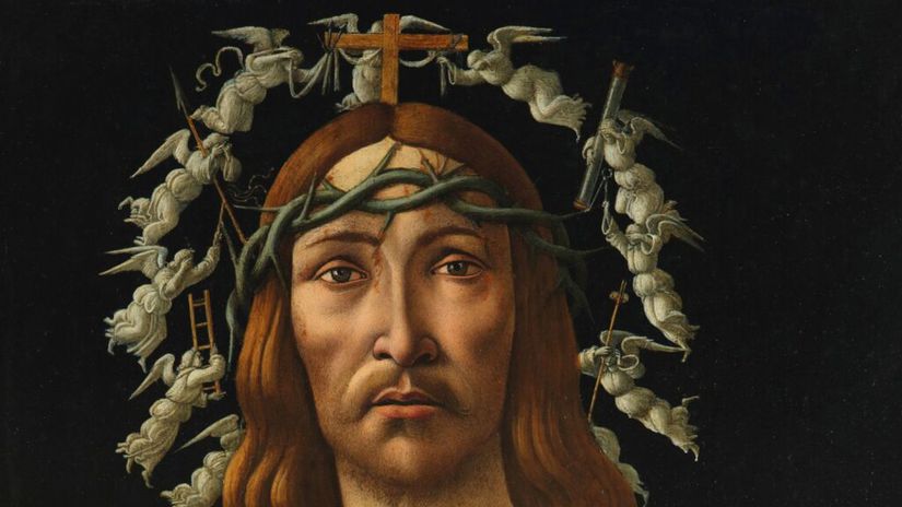 Sandro Botticelli - Bolestny Kristus. Zdroj -...