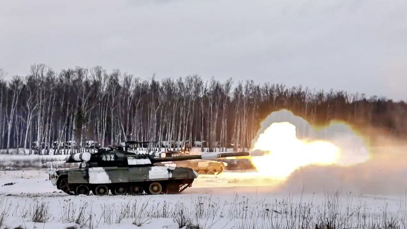 Rusko Ukrajina tank