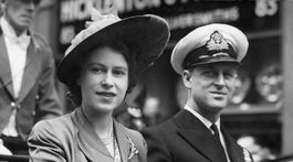 Britská kráľovná Alžbeta II., princ Philip