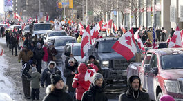 Konvoj slobody, koronavírus, protesty, kanada, Toronto