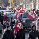 Konvoj slobody, koronavírus, protesty, kanada, Toronto