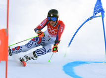 Čína Peking ZOH2022 alpské lyžovanie Obrovský slalom