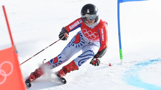 Čína Peking ZOH2022 alpské lyžovanie Obrovský...