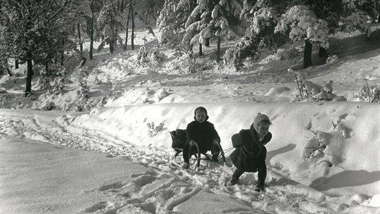 Zimná sánkovačka, 70. roky 20. storočia.