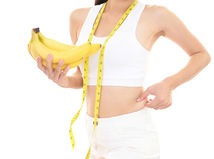 banán, žena diéta, chudnutie, hmotnosť