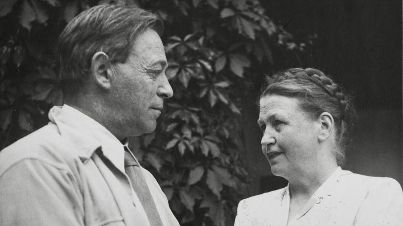 Alvar Aalto a jeho manželka Aino.