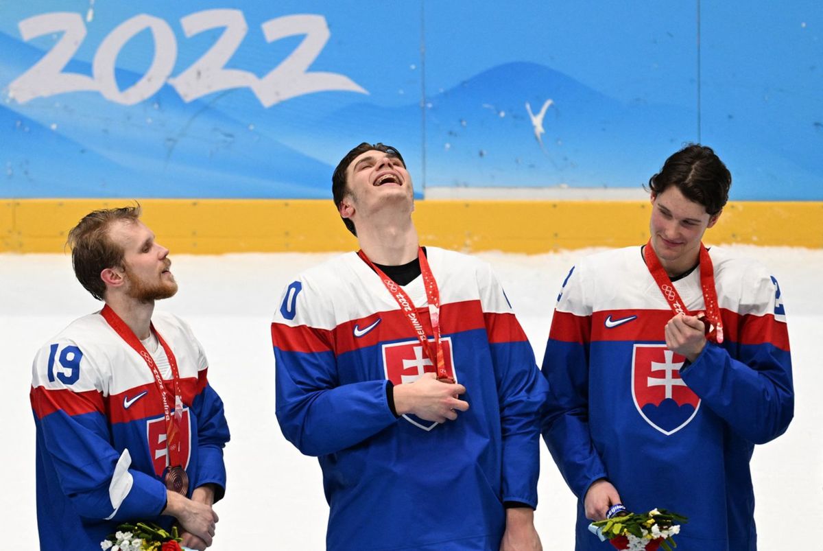 Michal Krištof, Juraj Slafkovský a Samuel...