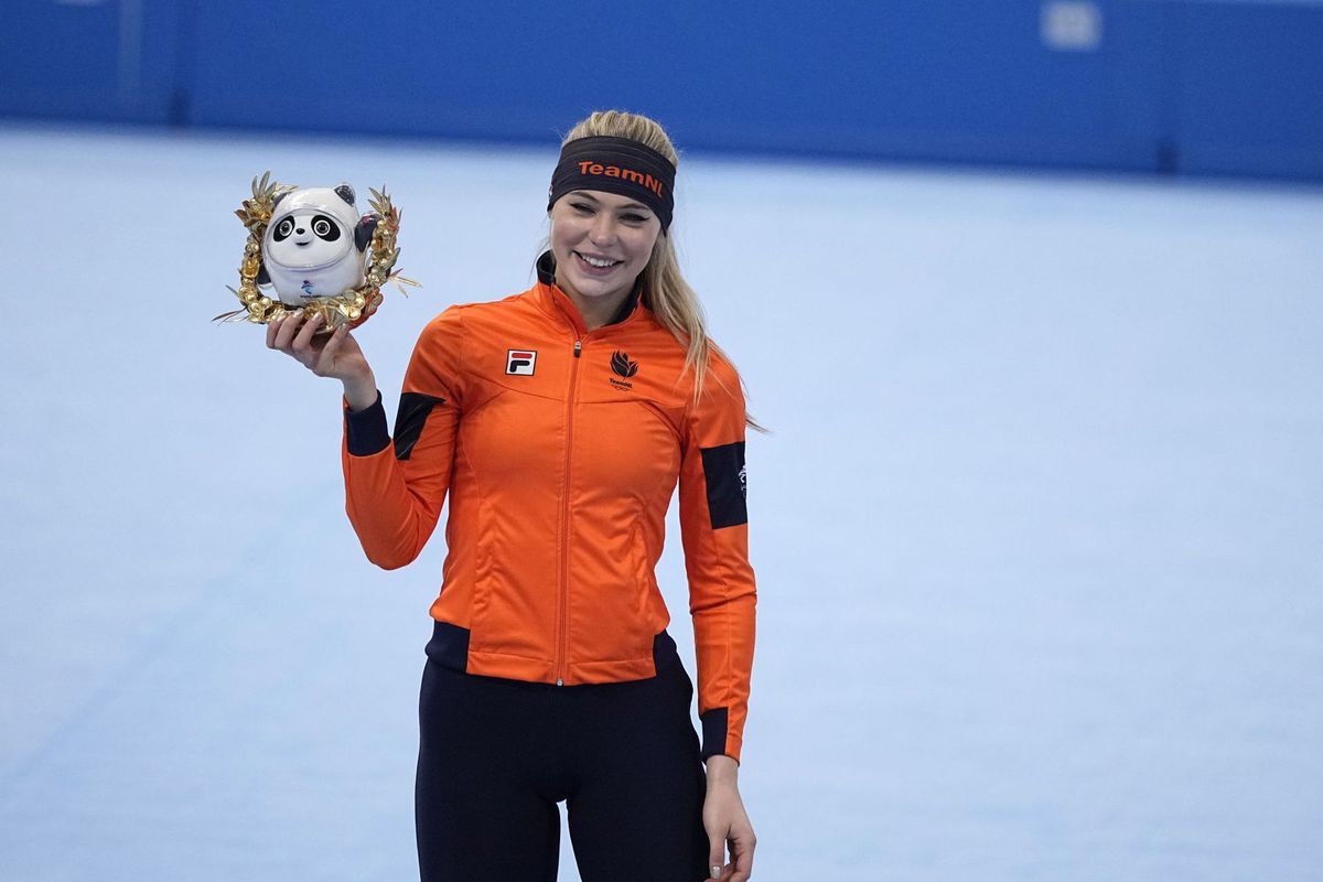 Jutta Leerdamová na ZOH v Pekingu 2022.