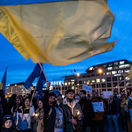 sviečkový pochod za mier na Ukraine
