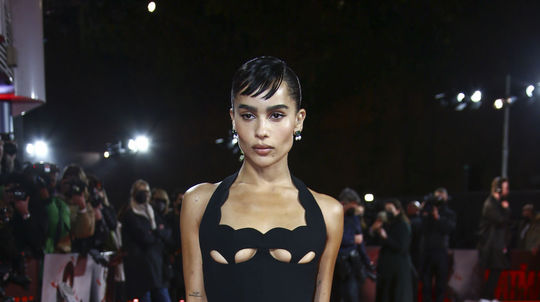 Herečka Zoe Kravitz na filmovej premiére...