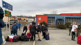 konflikt Rusko-Ukrajina, hranica, Vyšné Nemecké utečenci migranti