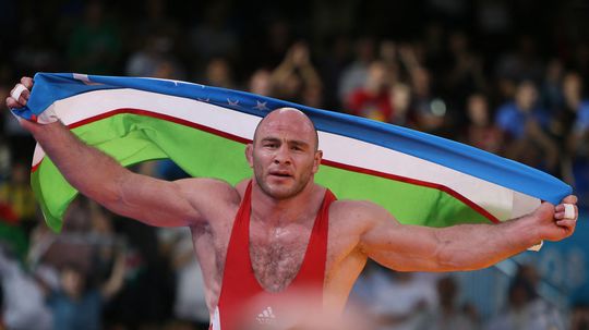 Olympic wrestling winner Artur Tajmazov ....