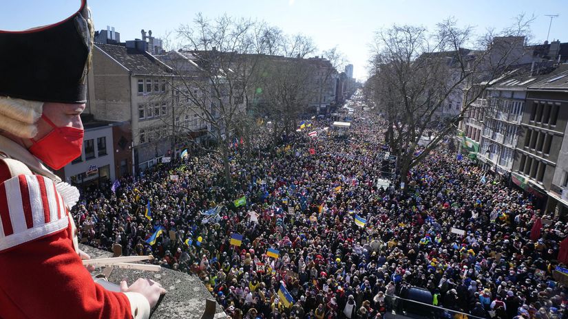 Nemecko Rusko Ukrajina invázia svet protesty