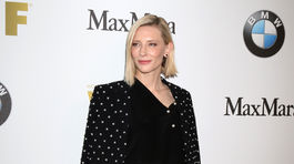 Cate Blanchett, módny tip, blejzer (sako) verzus šaty