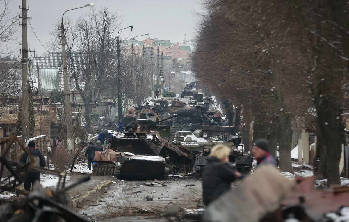 Ukrajina, Buča, vojna