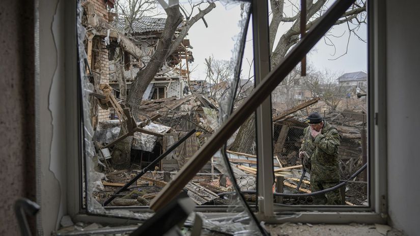 Ukrajina Rusko konflikt vojna boje Kyjev Gorenka