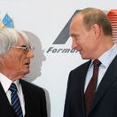Bernie Ecclestone a Vladimir Putin.