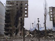 Ukrajina Rusko konflikt vojna boje Kyjev Borodjanka