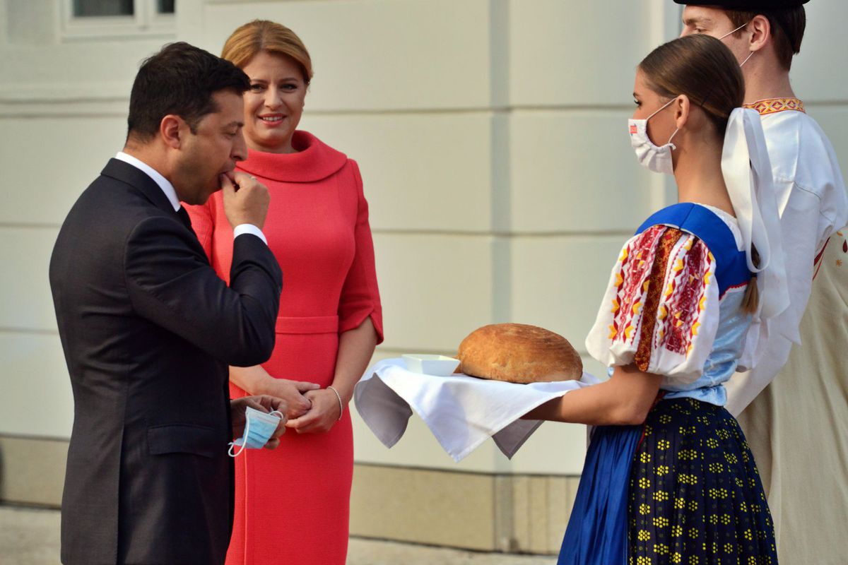 Volodymyr Zelenskyj na oficiálnej návšteve...