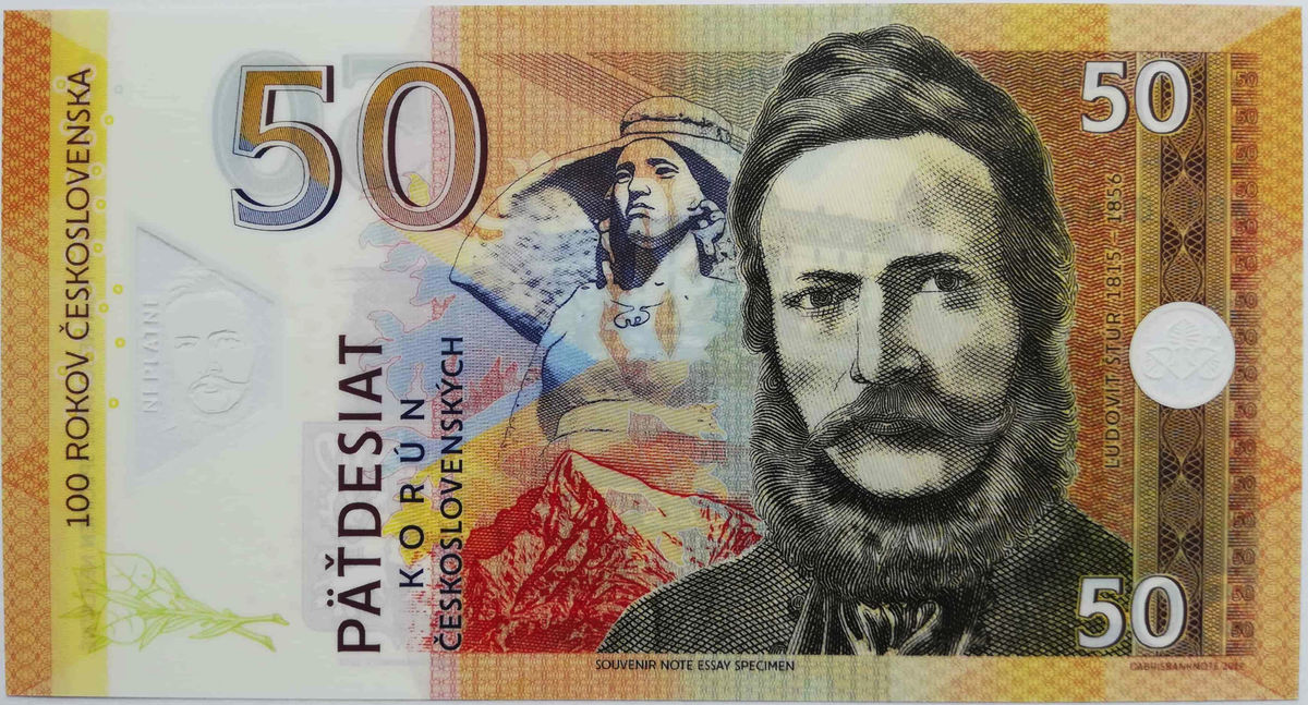 bankovka, 50 korún československých