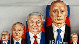 Matrioška, Boris Jeľcin, Vladimir Putin