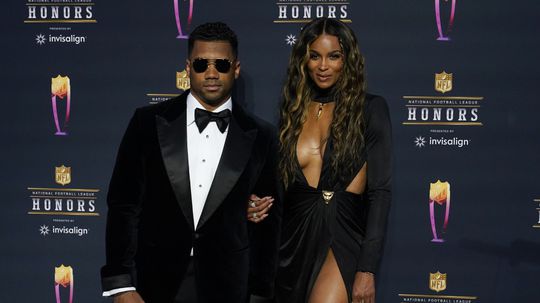 Športovec Russell Wilson a jeho manželka Ciara...