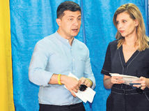 Olena Zelenská s manželom Volodymyrom