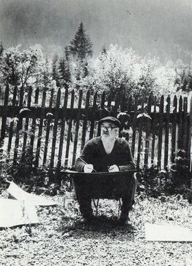 Ferdinand Hložník na Orave v roku 1985