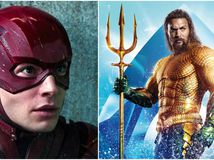 koláž, Aquaman, The Flash