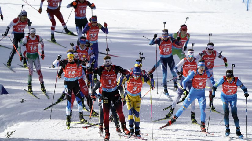 Estónsko Biatlon SP štafeta mix