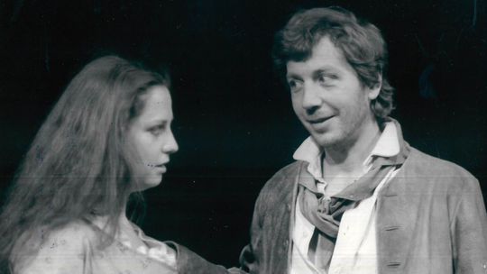 S Katarínou Orbánovou v hre G. B. Shawa...