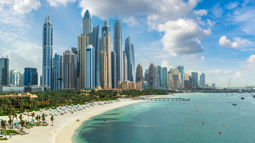 La marina de Dubaï est l'une des plus populaires ...