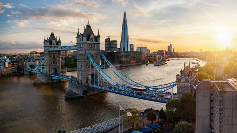 L'emblématique Tower Bridge dans le centre de Londres.