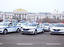Rusko - policajné Škody Octavia