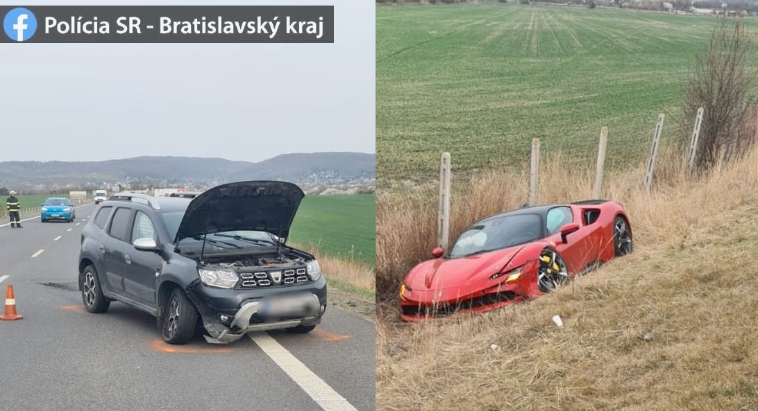 Zrážka dvoch vozidiel z opačnej cenovej skupiny...