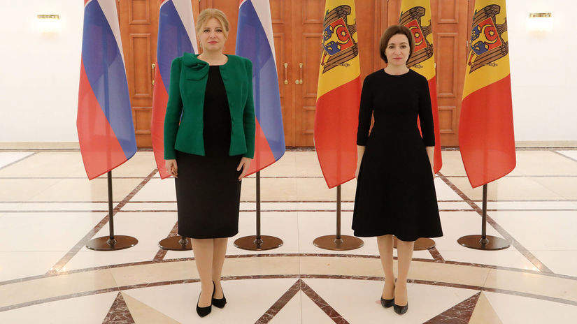 Moldavsko SR prezidentka Čaputová návšteva