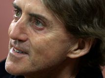 Tréner Talianska Roberto Mancini.