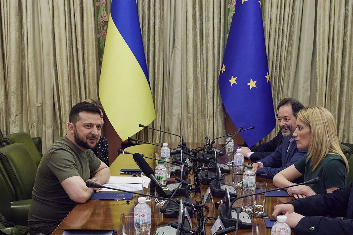 Ukrajina, Kyjev, Zelenskyj, Metsolová