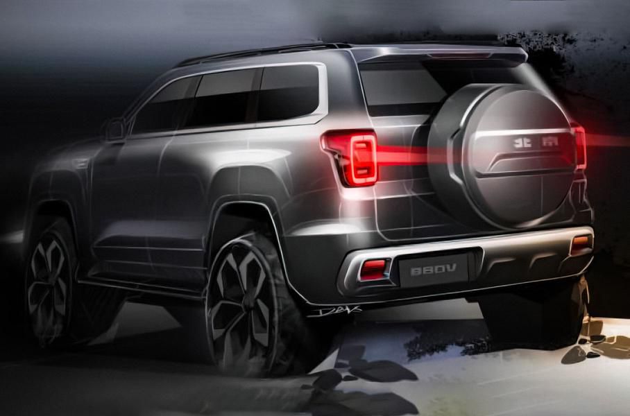 Vzadu si bude BAIC B60V voziť náhradné koleso...