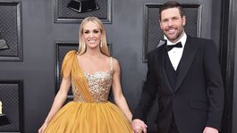 Speváčka Carrie Underwood a jej manžel - hokejista Mike Fisher.